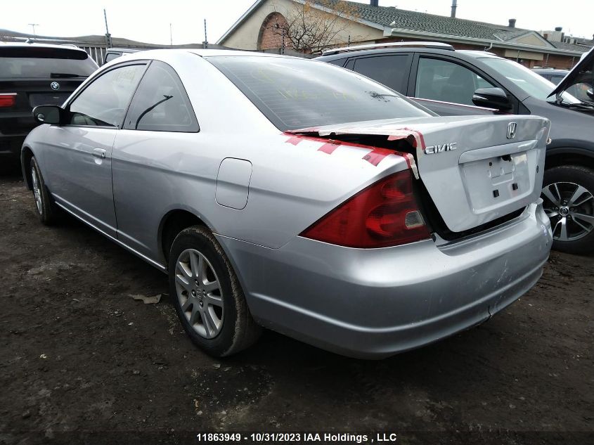 2003 Honda Civic Cpe Lx VIN: 1HGEM22533L800245 Lot: 11863949