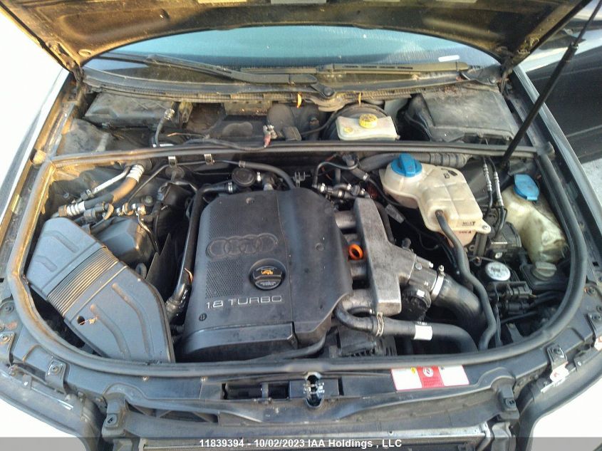 2005 Audi A4 1.8T VIN: WAULC68E35A124365 Lot: 11839394X