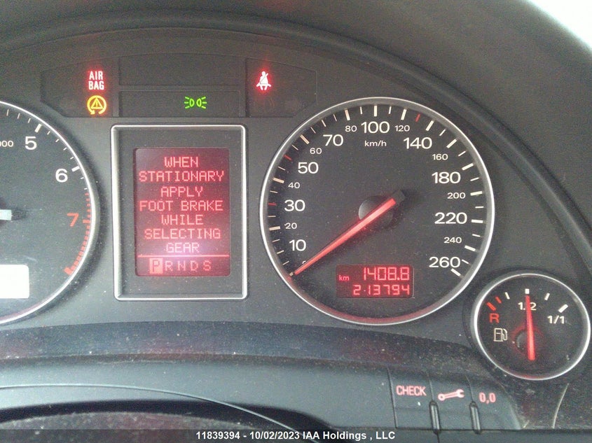 2005 Audi A4 1.8T VIN: WAULC68E35A124365 Lot: 11839394X