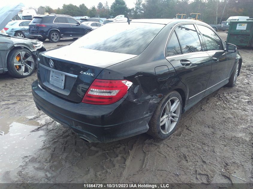 2013 Mercedes-Benz C 300 4Mati VIN: WDDGF8AB7DA810095 Lot: 11864729