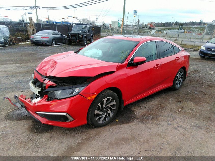 2019 Honda Civic Sedan Ex VIN: 2HGFC2F74KH022861 Lot: 11865101