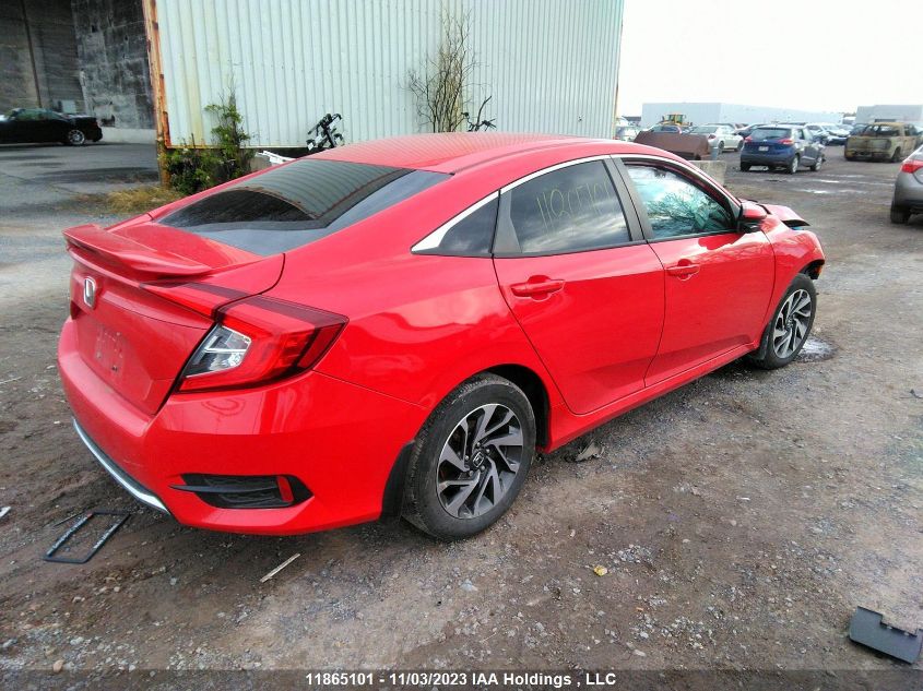 2019 Honda Civic Sedan Ex VIN: 2HGFC2F74KH022861 Lot: 11865101