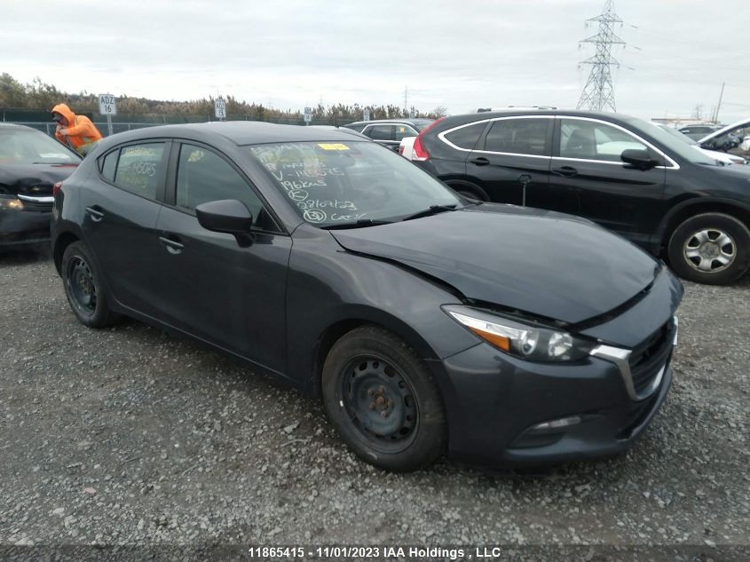 2017 Mazda Mazda3 Gx VIN: 3MZBN1K78HM145075 Lot: 11865415