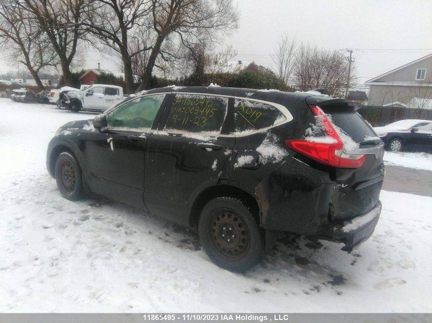 2019 Honda Cr-V Lx VIN: 2HKRW1H37KH003445 Lot: 11865495