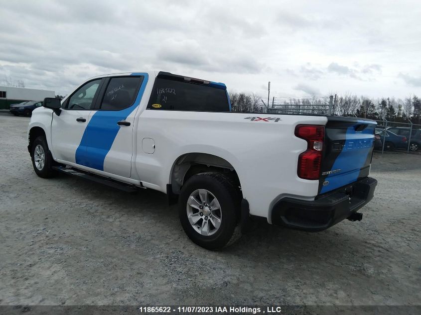 2021 Chevrolet Silverado K1500 VIN: 1GCUYAEF0MZ255505 Lot: 11865622