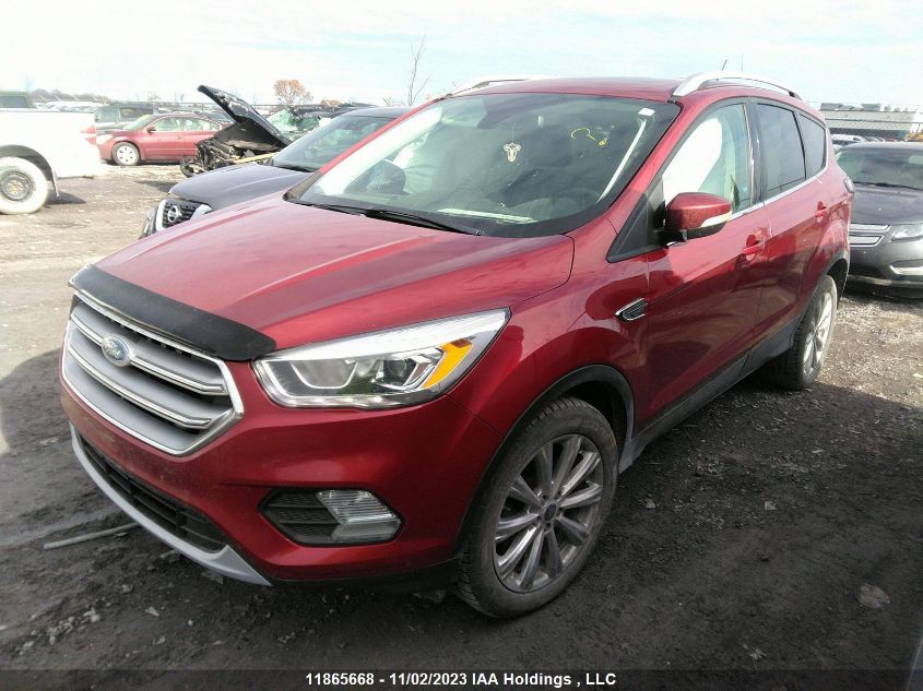 2017 Ford Escape Titanium VIN: 1FMCU9J96HUA71089 Lot: 11865668