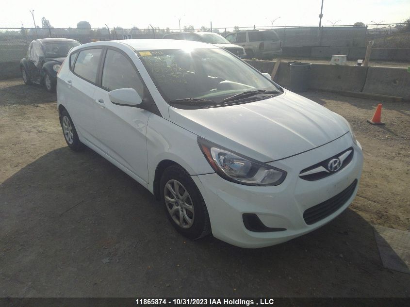 2013 Hyundai Accent Gls/Gs VIN: KMHCT5AE0DU124307 Lot: 11865874