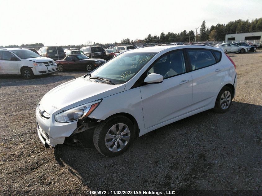 2017 Hyundai Accent Gl VIN: KMHCT5AE6HU361308 Lot: 11865972