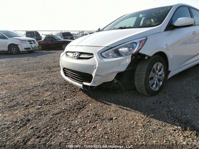 2017 Hyundai Accent Gl VIN: KMHCT5AE6HU361308 Lot: 11865972