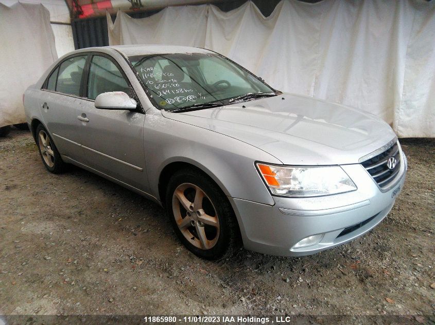 2010 Hyundai Sonata Gls VIN: 5NPET4AC5AH650590 Lot: 11865980