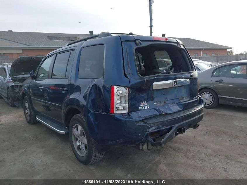 2010 Honda Pilot Ex-L VIN: 5FNYF4H54AB503400 Lot: 11866101