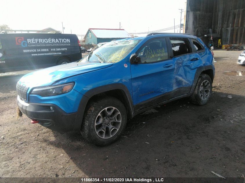 2020 Jeep Cherokee Trailhawk VIN: 1C4PJMBX2LD630189 Lot: 11866354