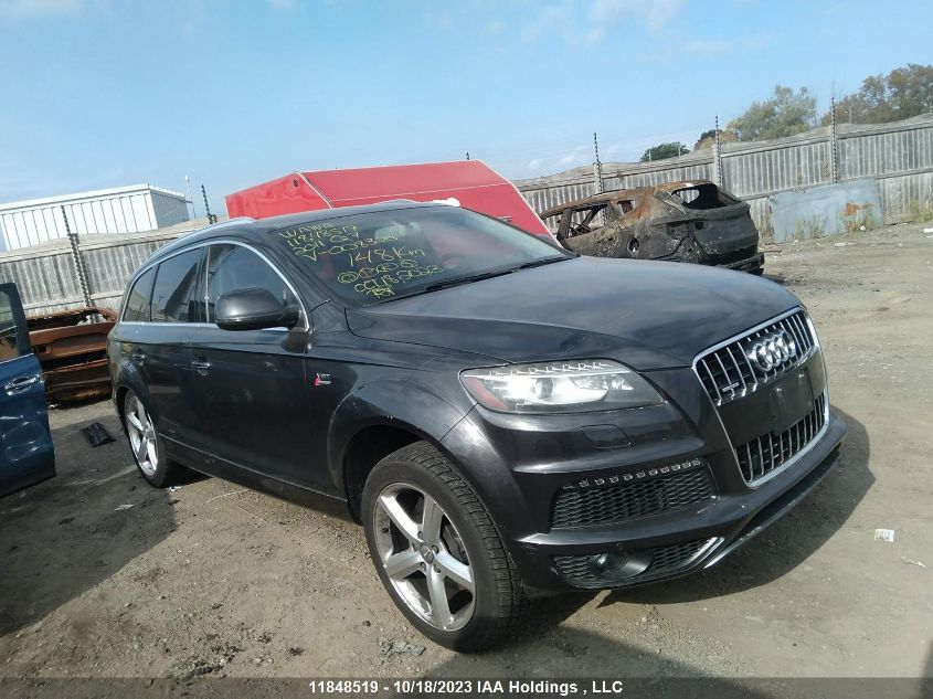 2011 Audi Q7 3.0L Sport VIN: WA1DGCFE2BD008320 Lot: 11848519X