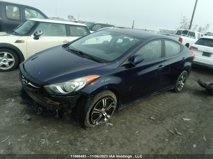 2012 Hyundai Elantra Gls/Limited VIN: 5NPDH4AE4CH142337 Lot: 11866485