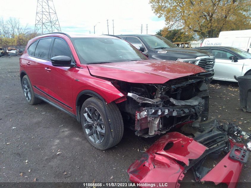 2022 Acura Mdx A-Spec VIN: 5J8YE1H07NL803748 Lot: 11866608