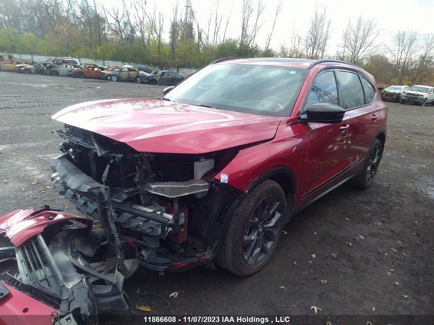 2022 Acura Mdx A-Spec VIN: 5J8YE1H07NL803748 Lot: 11866608