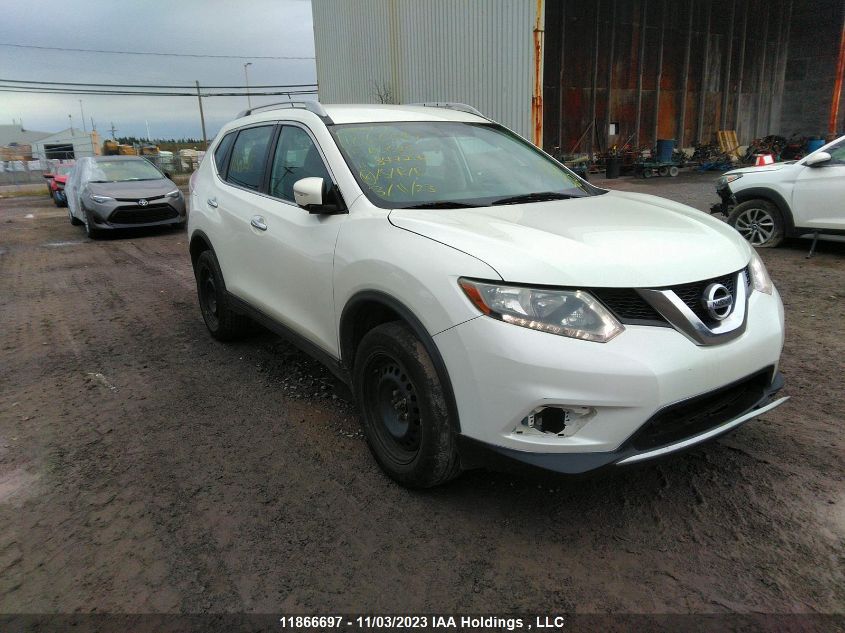 2015 Nissan Rogue S/Sl/Sv VIN: 5N1AT2MV5FC847256 Lot: 11866697