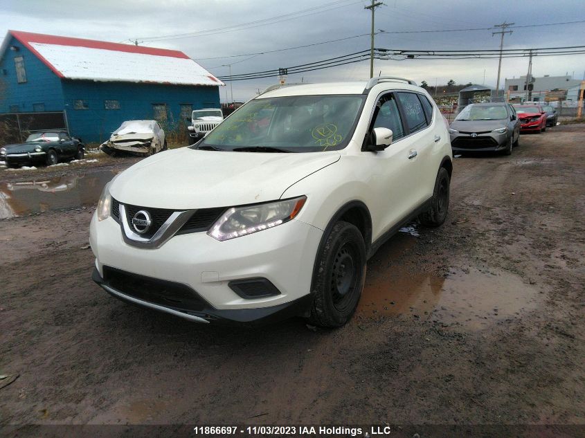 2015 Nissan Rogue S/Sl/Sv VIN: 5N1AT2MV5FC847256 Lot: 11866697