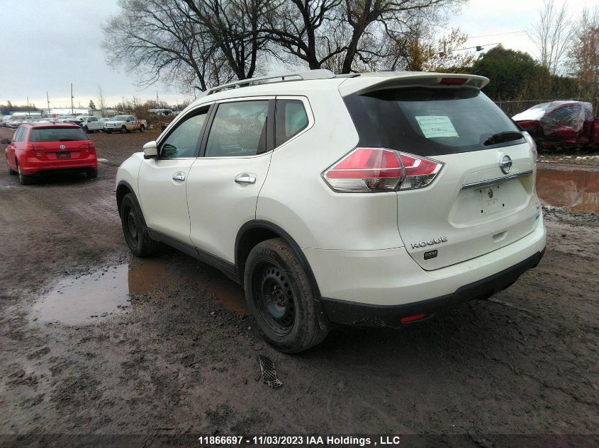 2015 Nissan Rogue S/Sl/Sv VIN: 5N1AT2MV5FC847256 Lot: 11866697