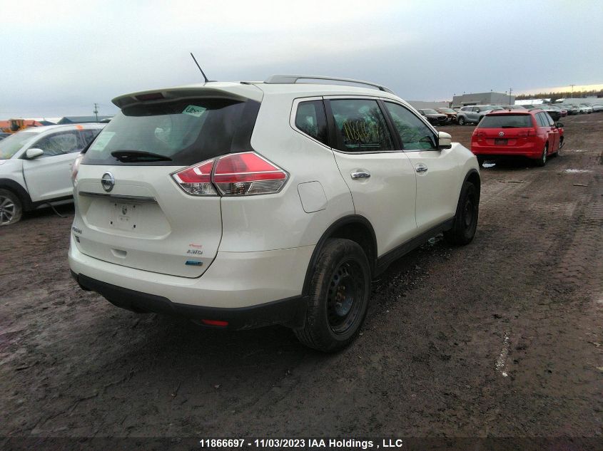 2015 Nissan Rogue S/Sl/Sv VIN: 5N1AT2MV5FC847256 Lot: 11866697