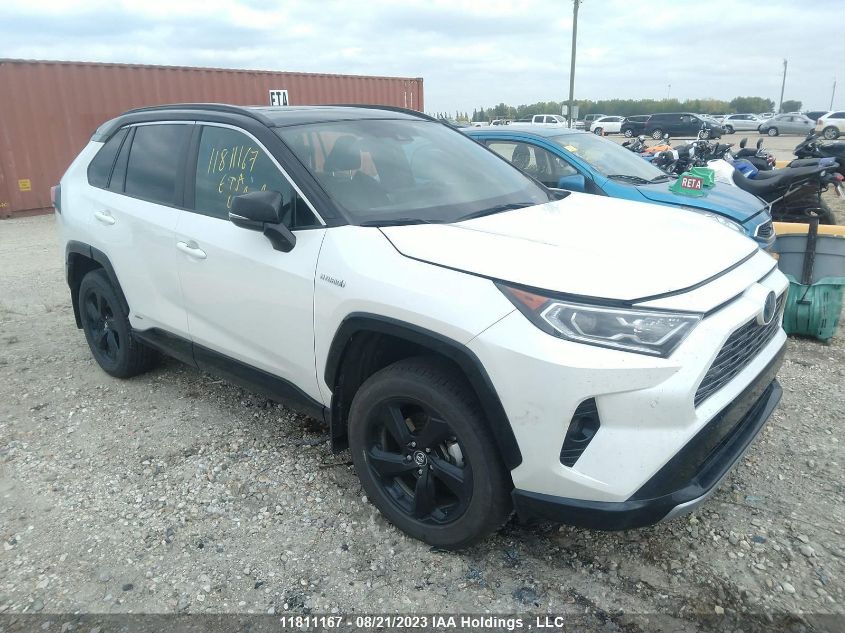 2020 Toyota Rav4 Hybrid Xle VIN: 2T3RWRFV7LW091880 Lot: 11811167X