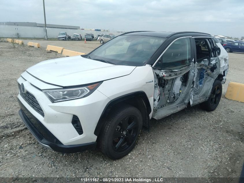 2020 Toyota Rav4 Hybrid Xle VIN: 2T3RWRFV7LW091880 Lot: 11811167X