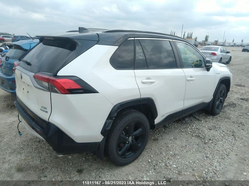 2020 Toyota Rav4 Hybrid Xle VIN: 2T3RWRFV7LW091880 Lot: 11811167X