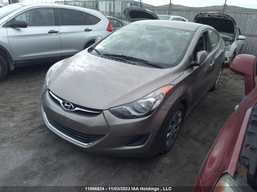 2013 Hyundai Elantra Gl VIN: 5NPDH4AE6DH351726 Lot: 11866824