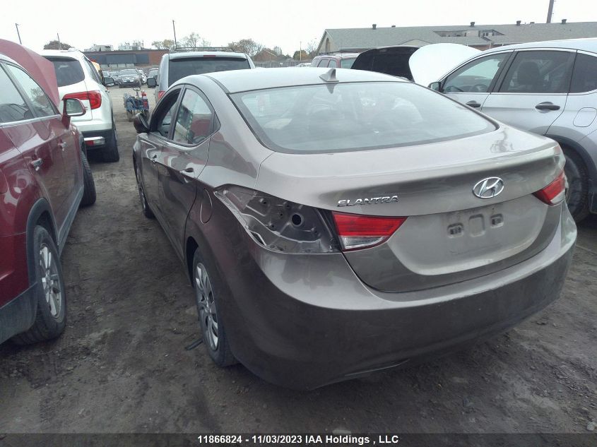 2013 Hyundai Elantra Gl VIN: 5NPDH4AE6DH351726 Lot: 11866824