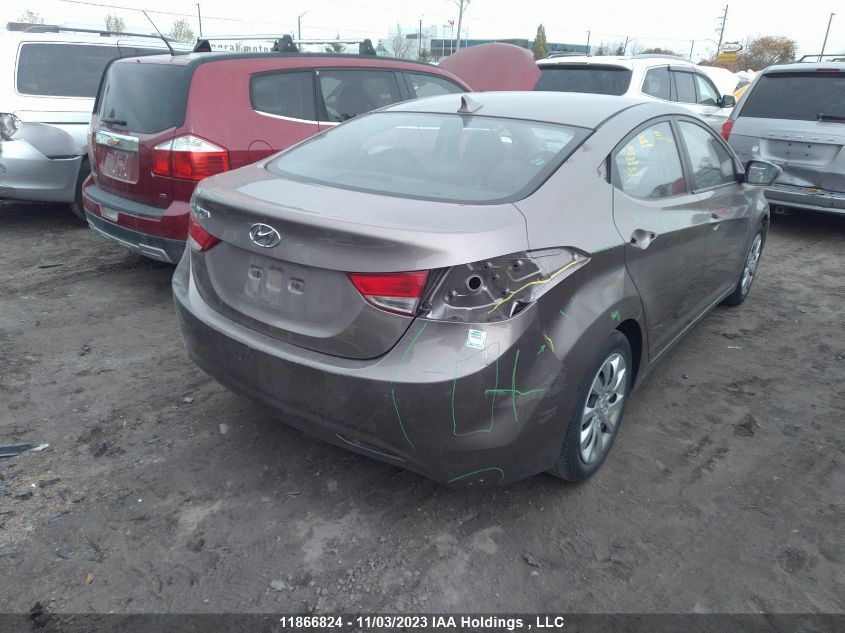 2013 Hyundai Elantra Gl VIN: 5NPDH4AE6DH351726 Lot: 11866824