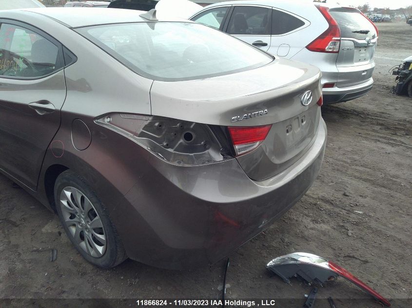 2013 Hyundai Elantra Gl VIN: 5NPDH4AE6DH351726 Lot: 11866824