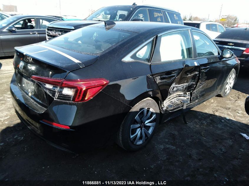 2022 Honda Civic Sedan Lx VIN: 2HGFE2F22NH108365 Lot: 11866881