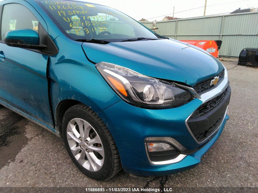 2019 Chevrolet Spark Lt VIN: KL8CD6SA9KC774137 Lot: 11866895