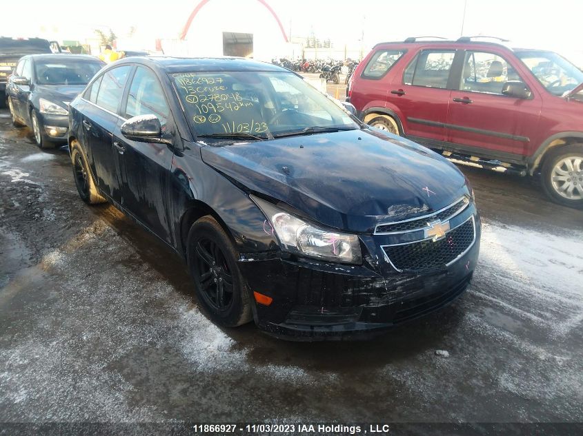 2013 Chevrolet Cruze Lt Turbo VIN: 1G1PC5SB2D7278048 Lot: 11866927