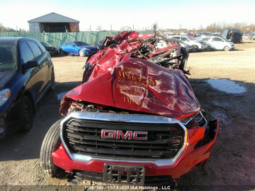 2022 GMC Terrain Sle VIN: 3GKALTEVXNL122817 Lot: 11867505