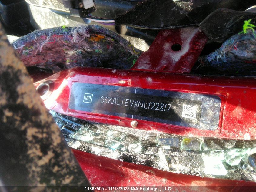 2022 GMC Terrain Sle VIN: 3GKALTEVXNL122817 Lot: 11867505