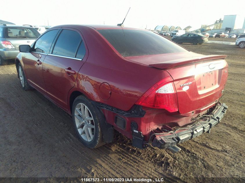 2010 Ford Fusion Sel VIN: 3FAHP0JG2AR207751 Lot: 11867573