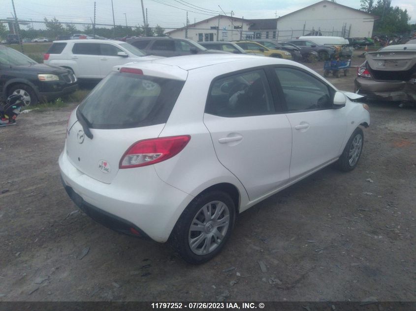 2011 Mazda Mazda2 VIN: JM1DE1HY1B0117513 Lot: 11797252X