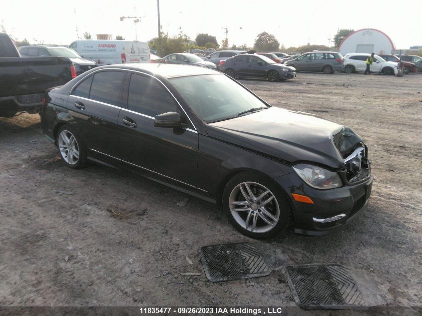 2012 Mercedes-Benz C-Class C 250 VIN: WDDGF8FB3CA737461 Lot: 11835477X