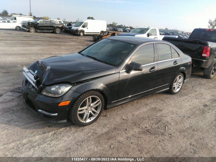 2012 Mercedes-Benz C-Class C 250 VIN: WDDGF8FB3CA737461 Lot: 11835477X