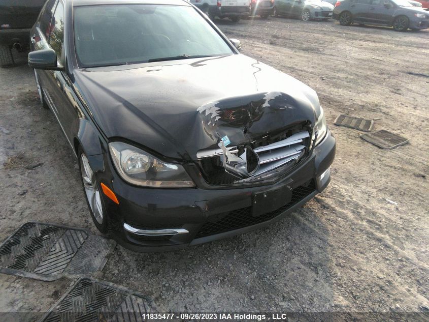 2012 Mercedes-Benz C-Class C 250 VIN: WDDGF8FB3CA737461 Lot: 11835477X