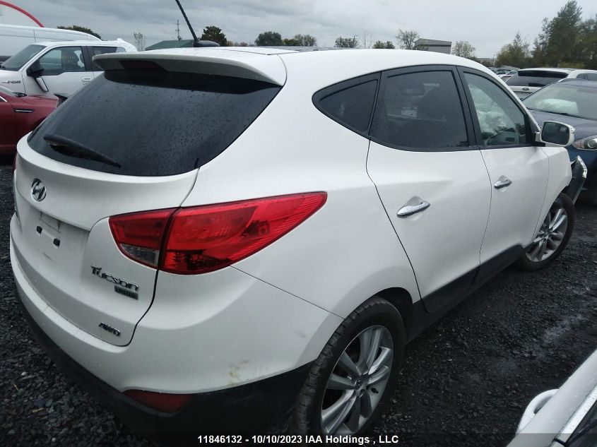 2013 Hyundai Tucson Limited W/Nav VIN: KM8JUCAC6DU616587 Lot: 11846132X