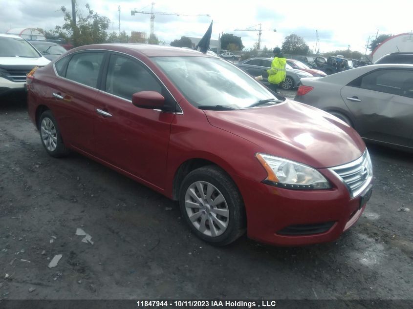 2014 Nissan Sentra S/Sv/Sr/Sl VIN: 3N1AB7APXEL689707 Lot: 11847944X