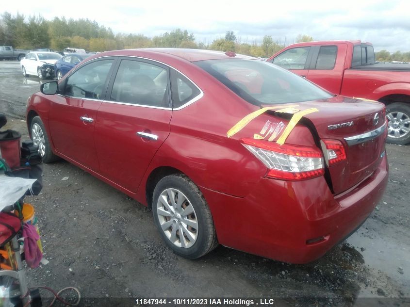 2014 Nissan Sentra S/Sv/Sr/Sl VIN: 3N1AB7APXEL689707 Lot: 11847944X