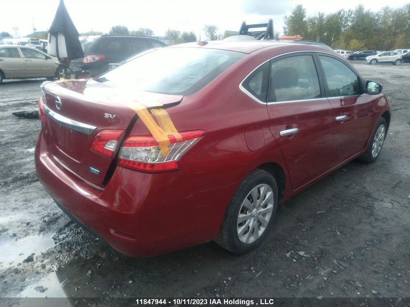 2014 Nissan Sentra S/Sv/Sr/Sl VIN: 3N1AB7APXEL689707 Lot: 11847944X