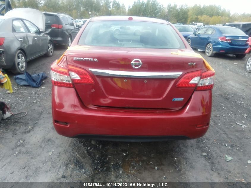 2014 Nissan Sentra S/Sv/Sr/Sl VIN: 3N1AB7APXEL689707 Lot: 11847944X