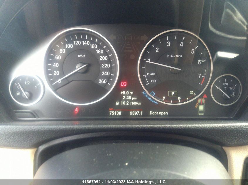 2013 BMW 3 Series 335I xDrive VIN: WBA3B9C56DF588005 Lot: 11867952