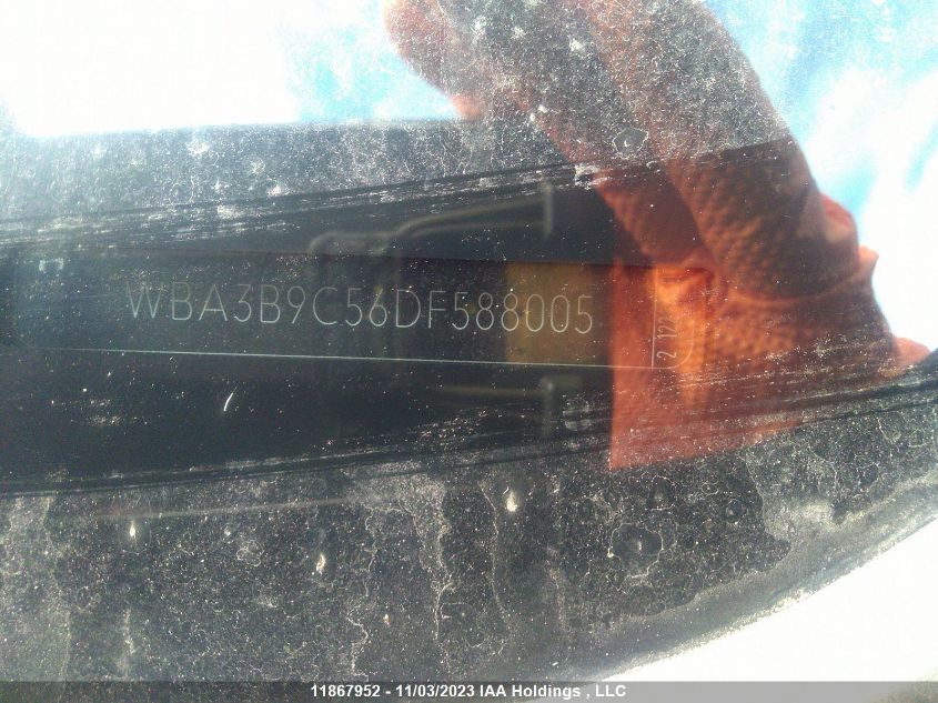 2013 BMW 3 Series 335I xDrive VIN: WBA3B9C56DF588005 Lot: 11867952
