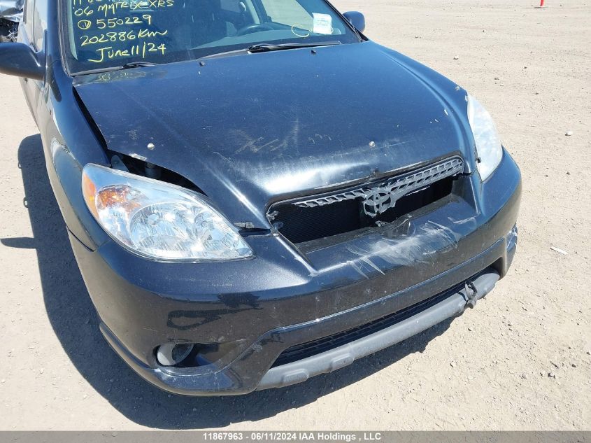 2006 Toyota Matrix Xrs VIN: 2T1KY32E46C550229 Lot: 11867963