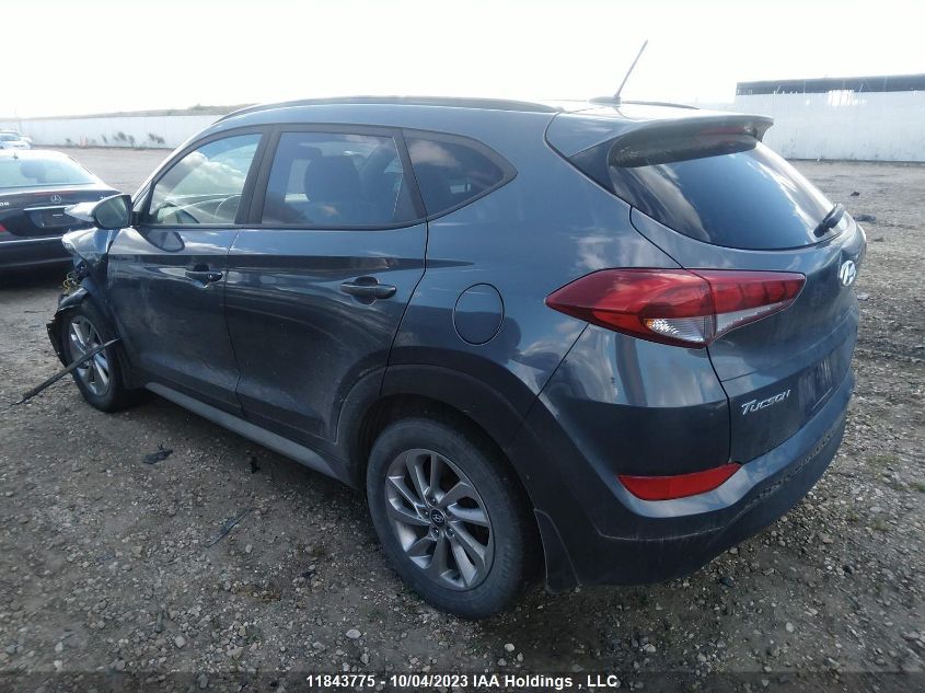 2017 Hyundai Tucson Se VIN: KM8J3CA42HU580219 Lot: 11843775X